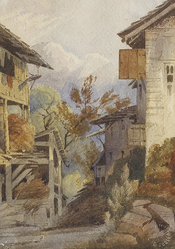 Fattorie in Savoia, intorno al 1872
